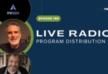 Live Radio Program Distribution with Prism